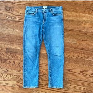AGOLDE Premium Jeans Toni Light Wash Mid Rise Slim Straight Sz 30 PERFECT